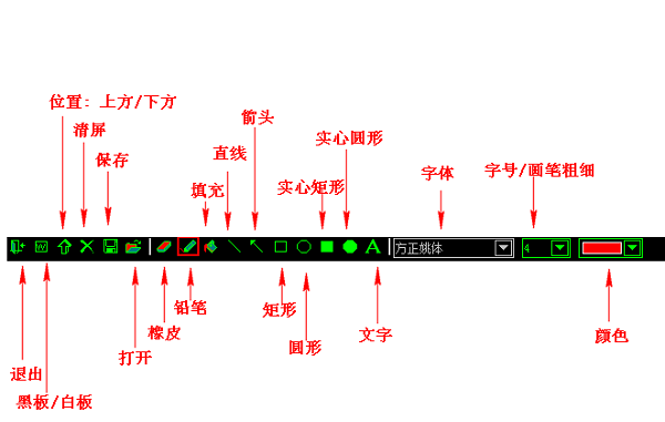 屏幕画笔下载_屏幕画笔(教学演示/产品展示)绿色版