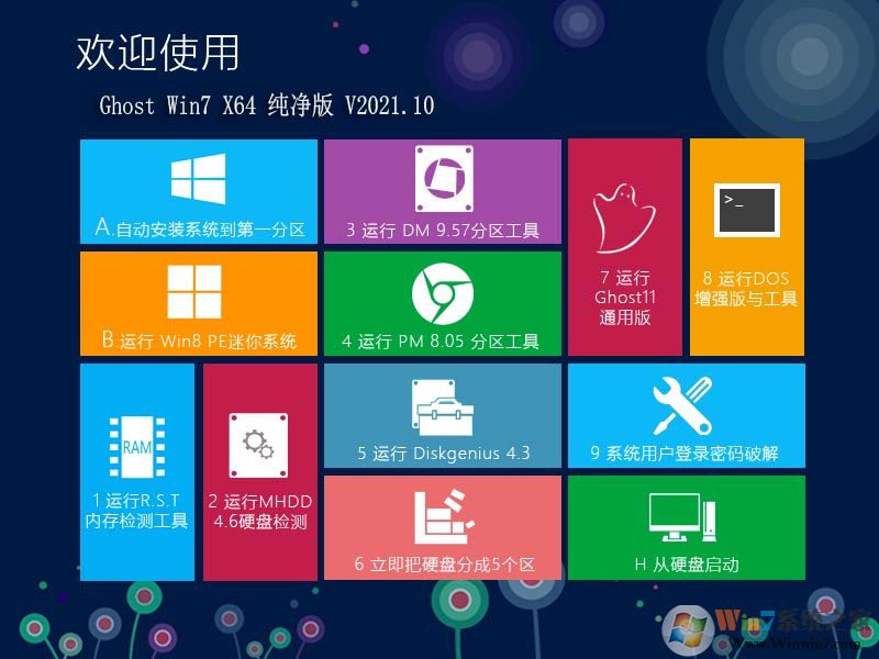 青苹果系统2019 Win7 64位旗舰加强版(自带USB3.0,支持678代CPU)