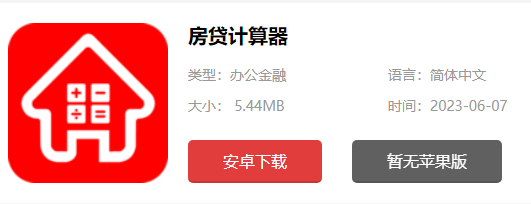 房贷计算器2023年最新版利率在线查询入口