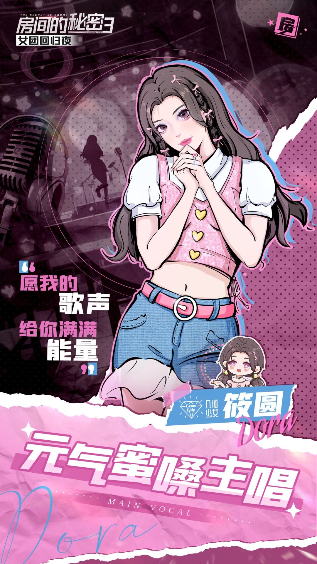 《房间的秘密3：女团回归夜》角色介绍