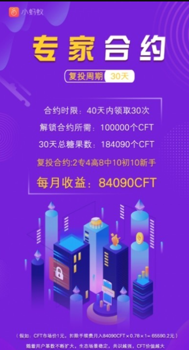 小蚂蚁CFT挖矿app下载