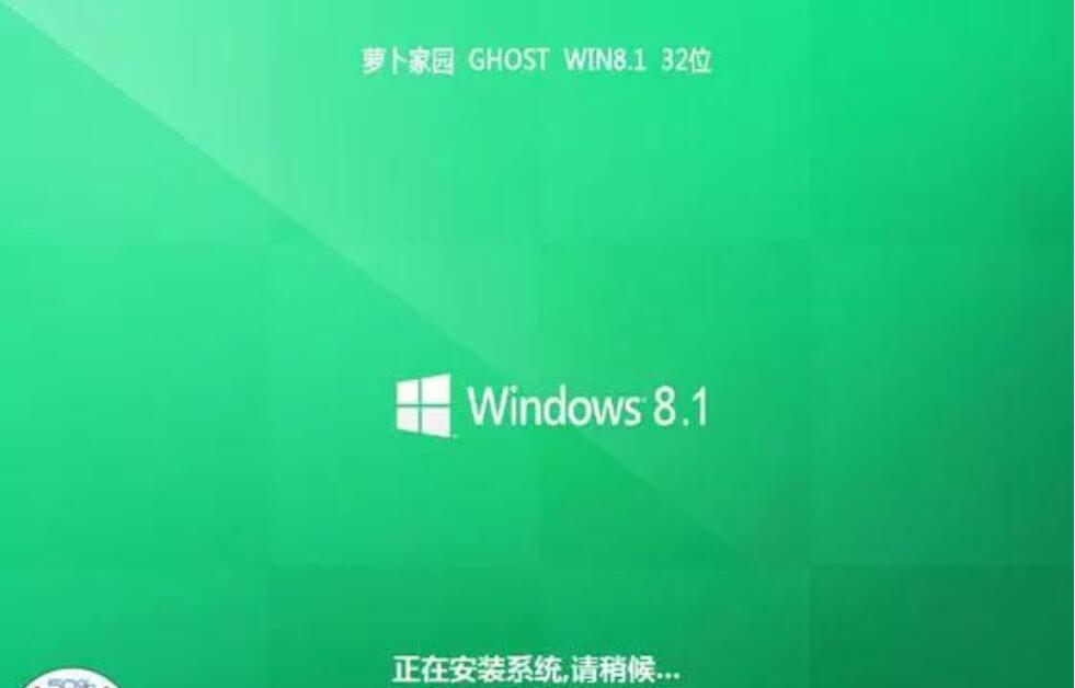 萝卜家园光盘重装win8系统教程