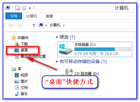 Windows资源管理器左侧桌面快捷方式消失的解决方案