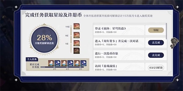 崩坏星穹铁道周年庆典之约活动攻略