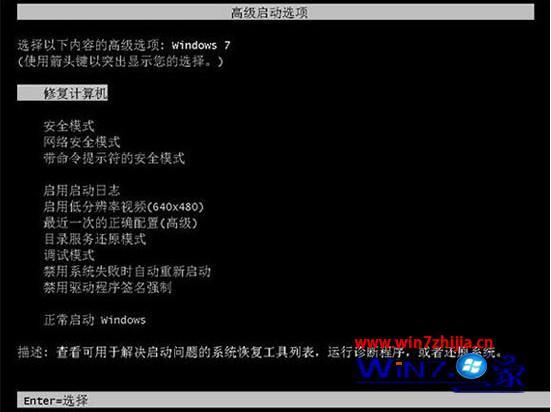 windows7进不了系统怎么办_windows7进不去系统的解决方法