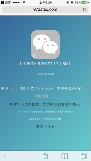 微信分身版ios