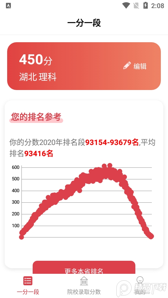 一分一段高考志愿免费苹果版