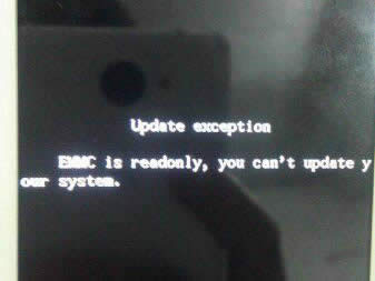 华为刷机update  exception  emmc  is  readonly...问题解决方法